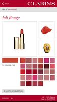 Clarins Produktbibliothek Screenshot 2