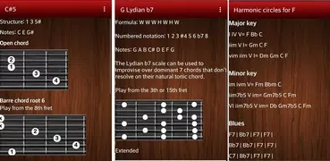 Chord and scale glossary