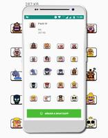 Stickers Clash - Stickers Royale captura de pantalla 1