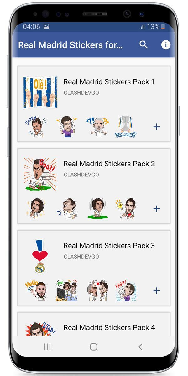 stiker real madrid whatsapp