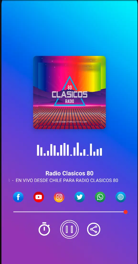 Descarga de APK de Radio Clasicos 80 para Android