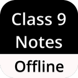 Class 9 Notes Offline icono