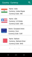 Countries And Currencies ảnh chụp màn hình 2