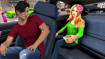 Taxi Games Driving Car Game 3D ภาพหน้าจอ 1