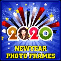 New Year Photo Frames Poster