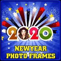 New Year Photo Frames Affiche