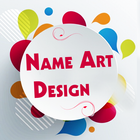 Name Art Text Art Design icône