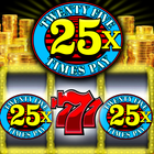 Neon Casino classic Vegas slot icon