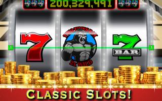 Neon Casino classic Vegas slot-poster