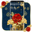 Classic red and gold rose theme
