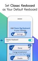 Classic Big Keyboard - Word Prediction Keyboard 스크린샷 1