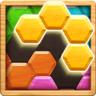Wood Block Puzzle - Hexa icône