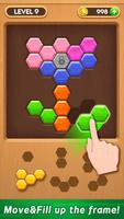 Wood Block Puzzle - Hexa پوسٹر