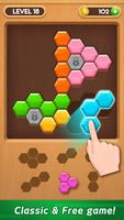 Wood Block Puzzle - Hexa imagem de tela 1