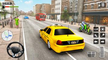 คนขับแท็กซี่: เกมแท็กซี่เมือง ภาพหน้าจอ 1
