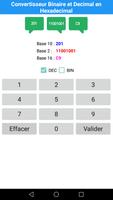 2 Schermata Convertisseur Decimal et Binaire en Hexadecimal