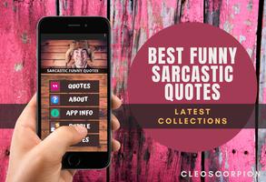 Best Funny Sarcastic Quotes and Sayings Plakat