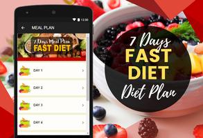 7 DAYS FAST DIET MEAL PLAN captura de pantalla 2