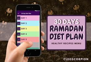 30 Days Healthy Ramadan Diet P Plakat