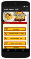 Diabetes Healthy Meal Plan Diet capture d'écran 3
