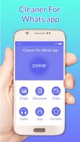 Cleaner For WhatsApp : Super Advance Cleanner Wa Plakat
