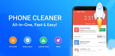 Clean Phone - Cleaner App, Booster & CPU Cooler