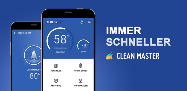 Wie kann ich Clean Master - Antivirus, AppLock + Bereiniger auf mein Telefon herunterladen? image