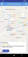 Clean Toilet Finder India plakat