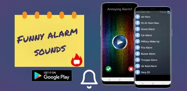 Sonidos divertidos de alarma