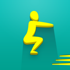 100 Squats: 0 to 100 squats biểu tượng