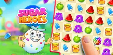 Sugar Heroes - Match-3-Spiel