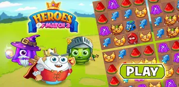 マッチ3のヒーローズ