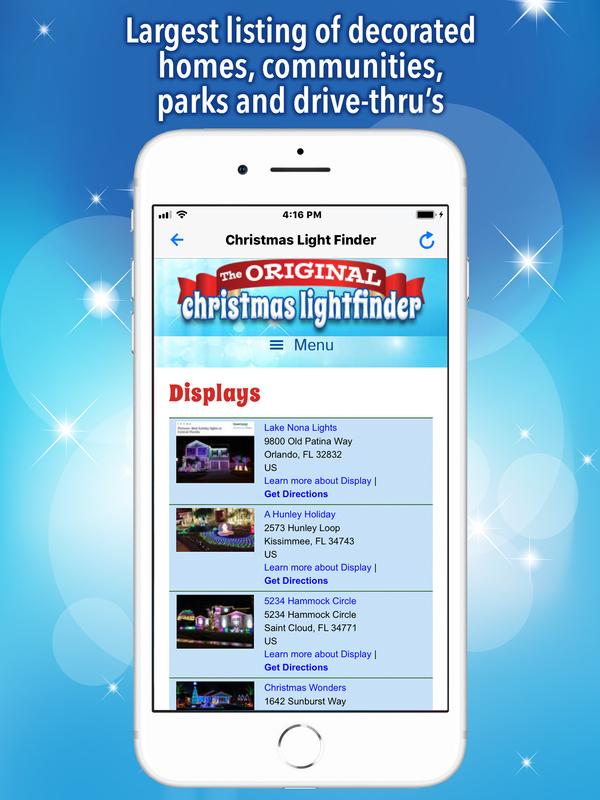 Christmas Light Finder poster Christmas Light Finder screenshot 1 ...