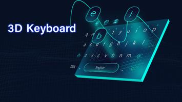 Multilingual keyboard English poster