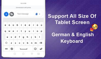 برنامه‌نما German Keyboard For Android عکس از صفحه