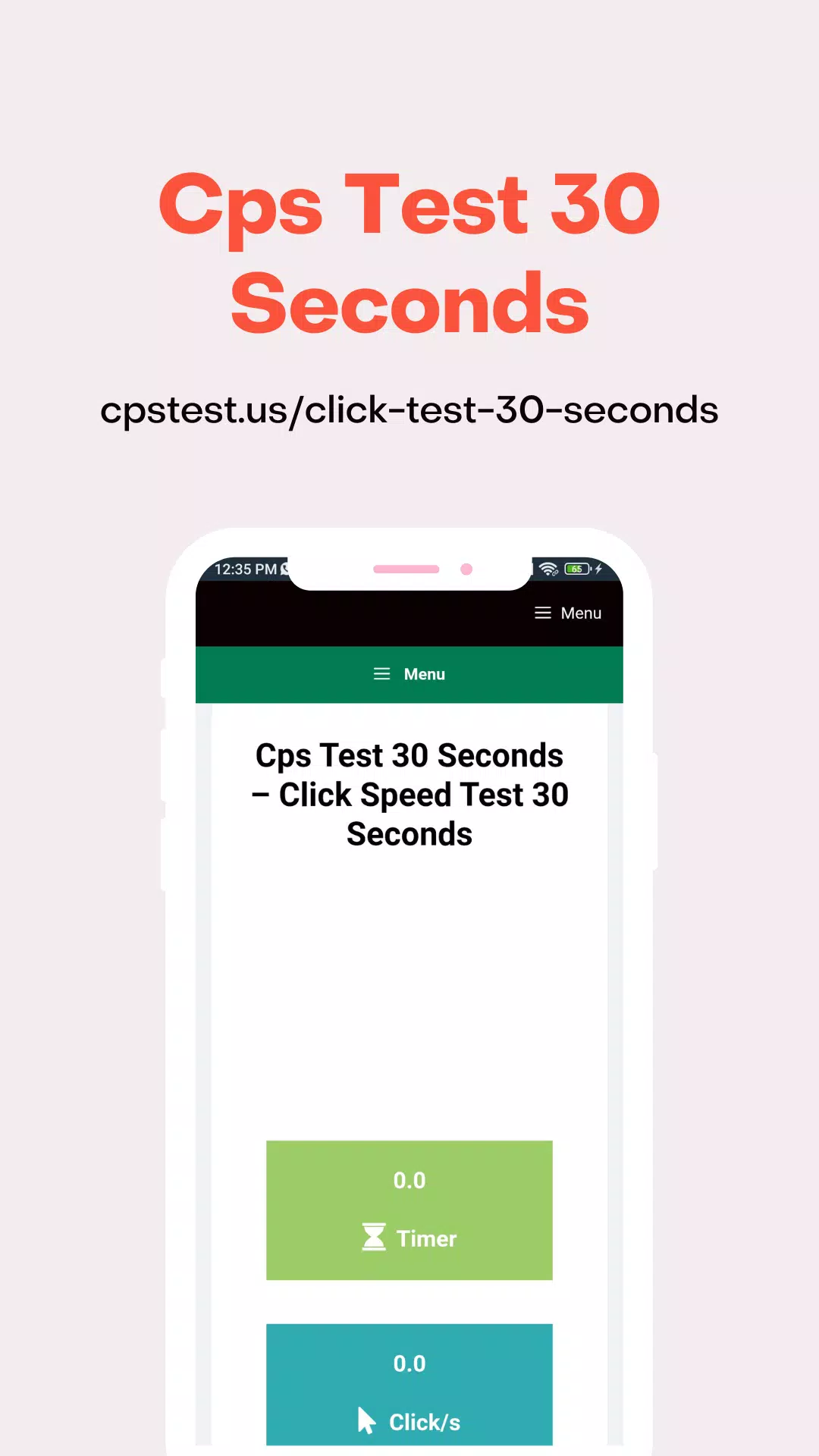 Click Test 30 Seconds