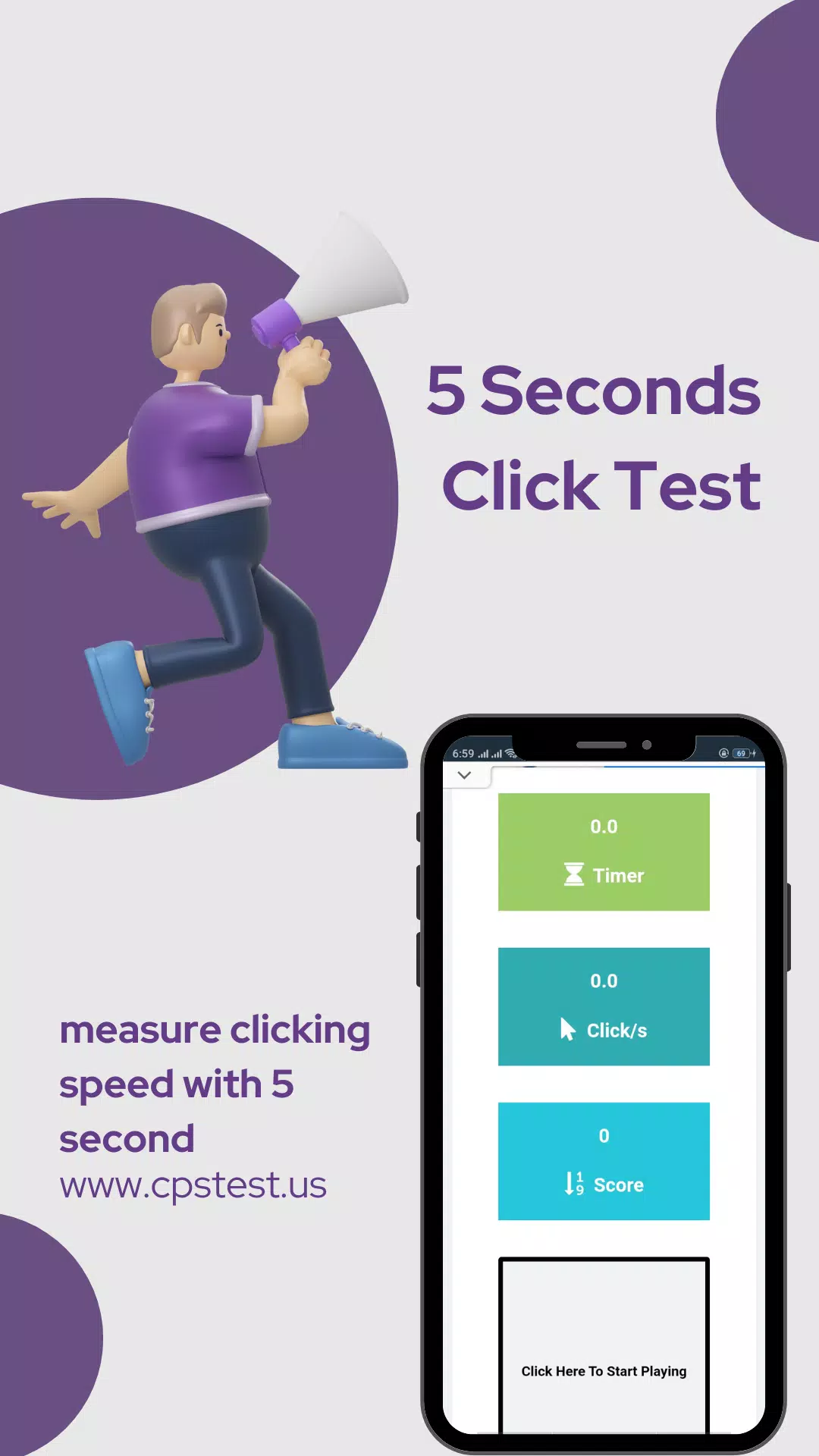 Click speed test - Check Clicks per Second (cps test), Click speed test -  Check Clicks per Second {Cps Test}