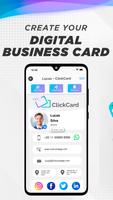 ClickCard, your Business Card Affiche