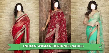 Indian Woman  Designer Saree