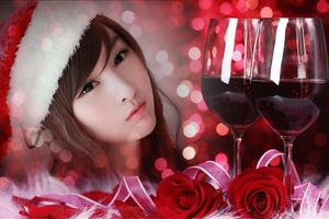 Romantic Photo Frame الملصق