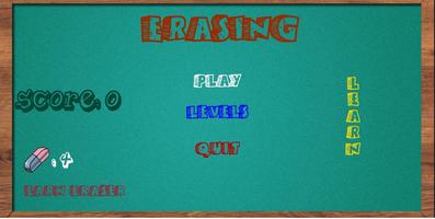 Erasing - Word Game Affiche