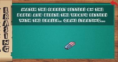 Erasing - Word Game capture d'écran 2