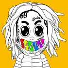 6ix9ine Coloring Book иконка