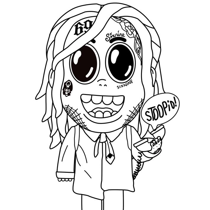 40+ great image 6Ix9Ine Coloring Page - 6ix9ine Coloring Pages