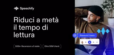 Speechify: Lettore Vocale AI
