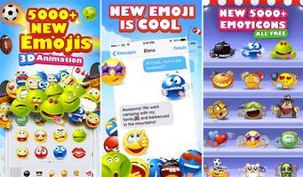 Animated Talking HD Stickers for all Messengers Affiche