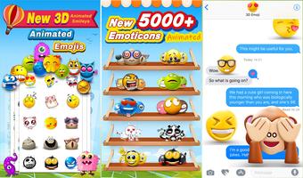 Animated Talking HD Stickers for all Messengers capture d'écran 1