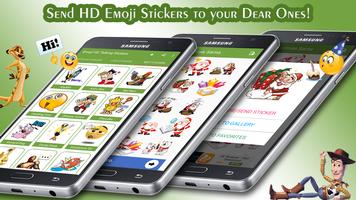 Emoji HDトーキングステッカー ポスター