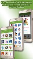 برنامه‌نما Emoji HD Talking Stickers عکس از صفحه