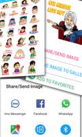 Hindi Talking Emoji Stickers for all Messengers capture d'écran 2